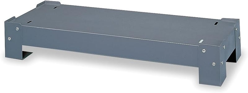 382-95 Gray Cold Rolled Steel Base for 9" Deep Bins, 33-3/4" Width x 5-3/4" Height x 9" Depth